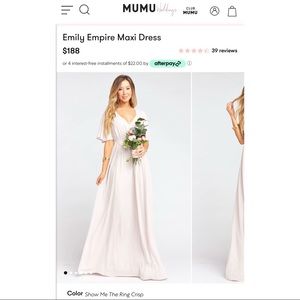 Show Me Your Mumu Emily Empire Maxi Dress